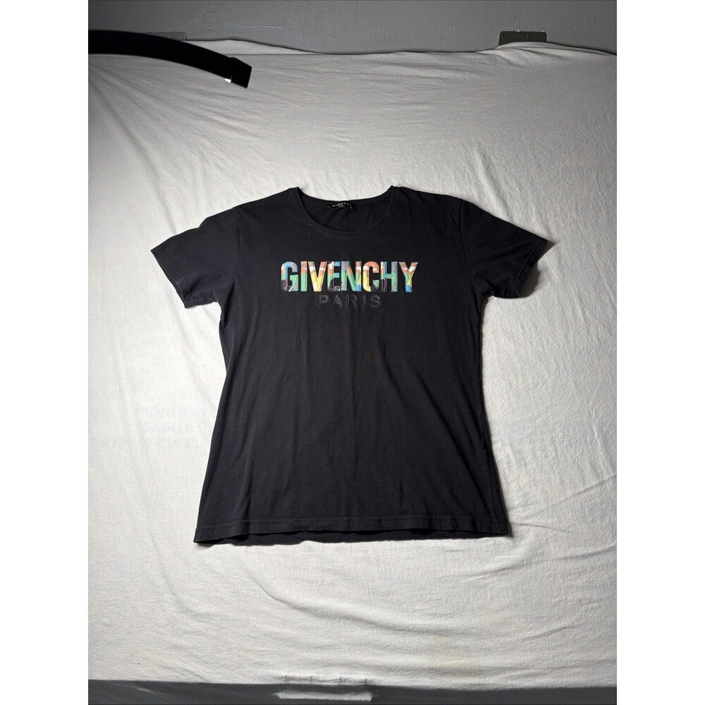 Auth Givenchy Mens Tee Shirt XL-Medium(40-26) 100% Cotton Lightly Worn